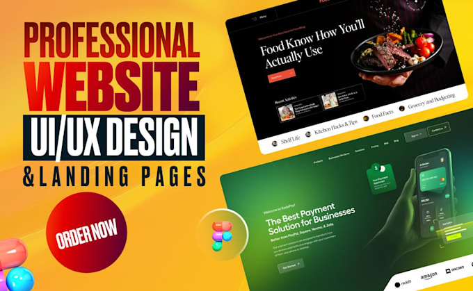 create figma website ui ux, figma mobile app design or figma landing page design