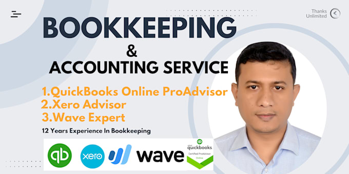 do bookkeeping, error fixing, and reconciliation in quickbooks online