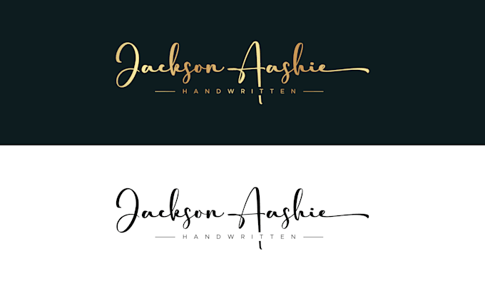 design artistic signature or autograph handwritten