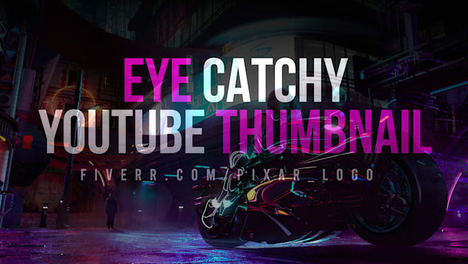 design catchy youtube thumbnail
