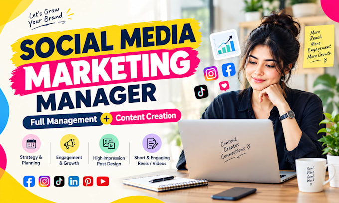 be your social media marketing manager, content creator and instagram manager