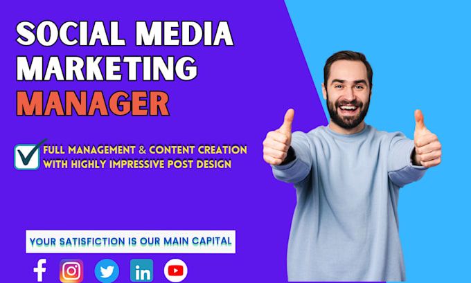 be your social media marketing manager, content creator and instagram manager