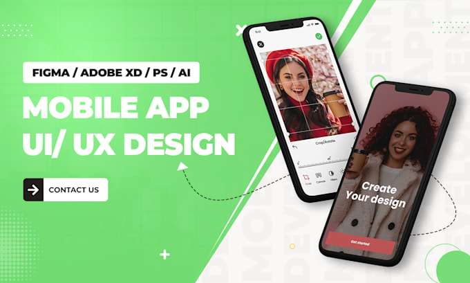 design professional mobile UI using figma or adobe xd