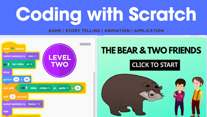 Develop and teach any mit scratch program by Akifofficial | Fiverr