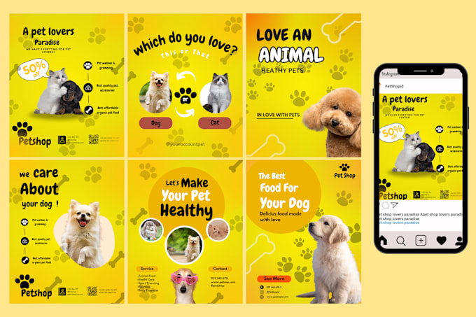 create editable canva templates for an attractive feed