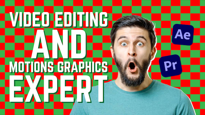 Edit your video and do amazing motion graphics by Engrawais154 | Fiverr