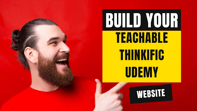 build your teachable thinkific udemy course website