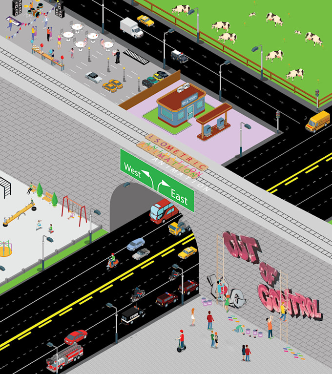 draw map art and isometric illustrations for games, web