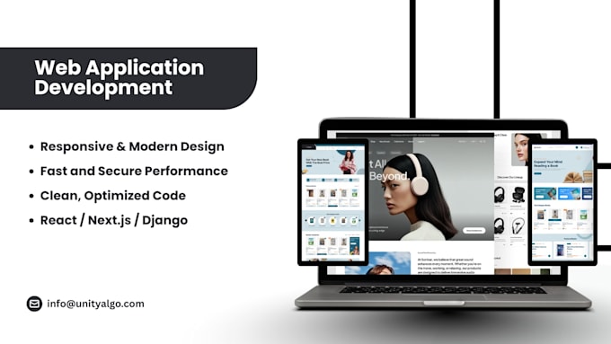 create a secure and modern enterprise web application