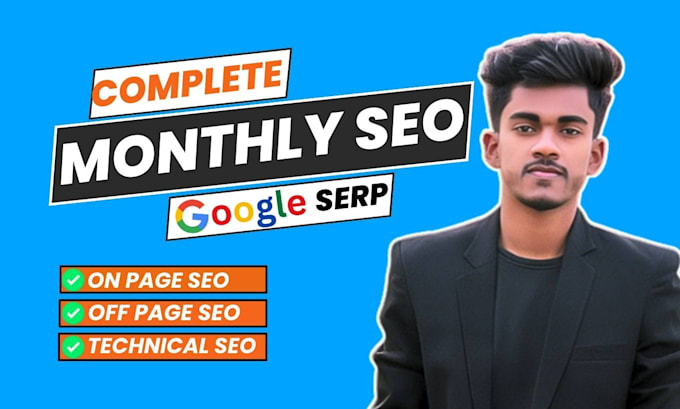 do a complete monthly SEO package for top rank on google