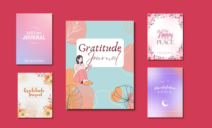 design minimalist journal, planner ,kdp covers