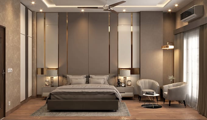 make 3d interior design and render for both residential and commercial