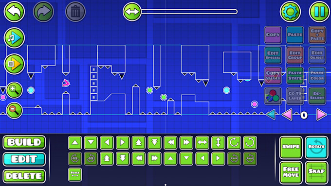 Create a geometry dash layout by Oksaneluukas | Fiverr
