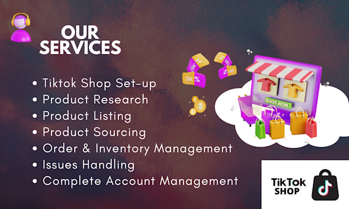 tiktok shop manager and virtual assistant