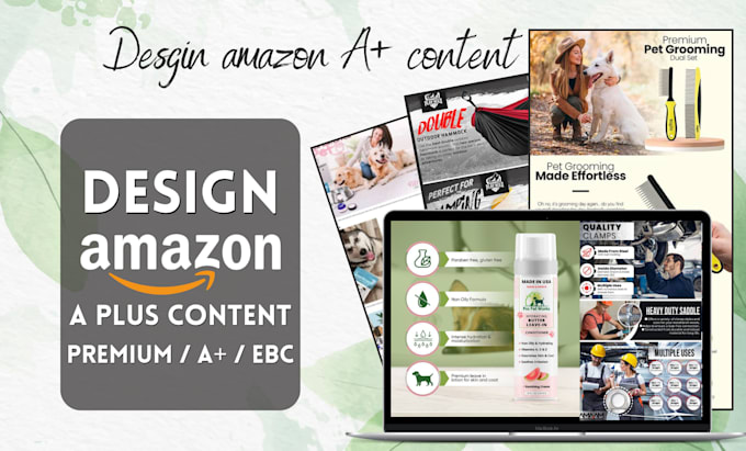 design premium amazon a plus content, or amazon ebc design