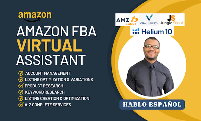 be amazon fba seller central virtual assistant expert VA