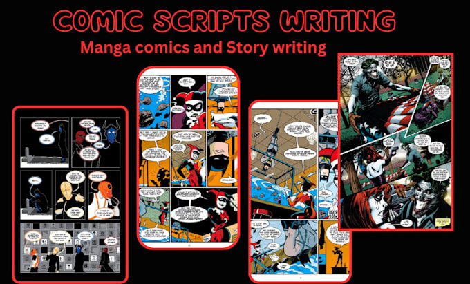 Write comic script comic book script movie script writing script writing