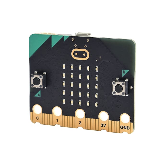 Create a microbit controller project, with python