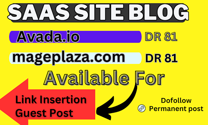 do saas guest post and link insertion on saas sites with dofollow backlinks