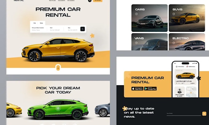 create car rental website, car rental, car rental booking,