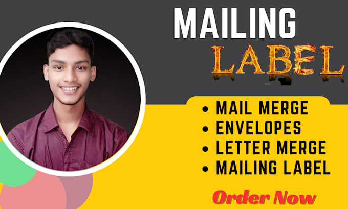 do mailing labels, mail marge from your data file
