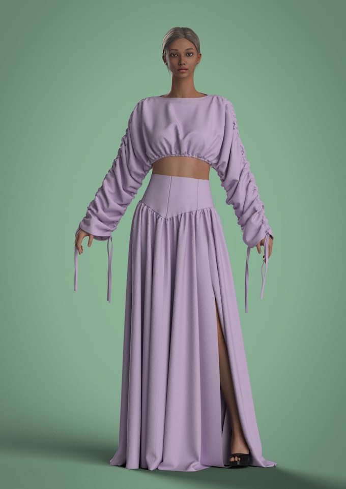 provide 3d fashion renders for your garments