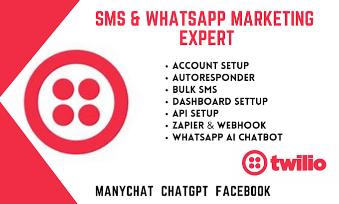 do bulk SMS autoresponder, whatsapp manychat API twilio outbound voice call ai