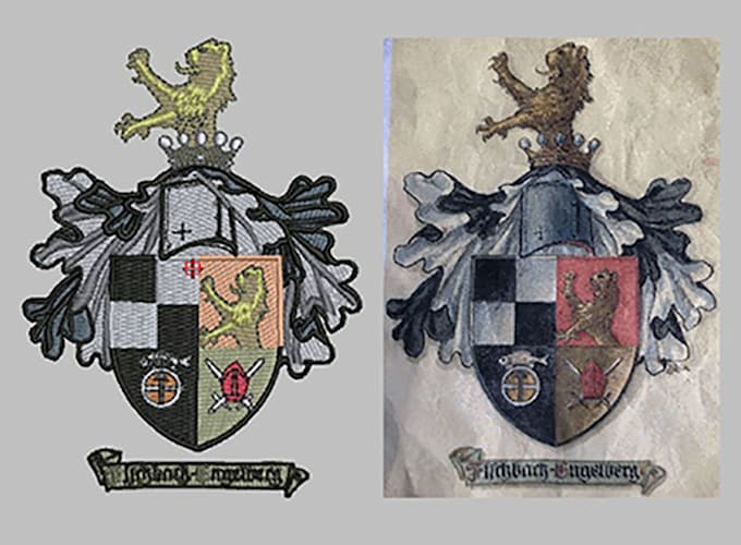 do embroidery digitizing into dst pes emb jef file in 2 hour