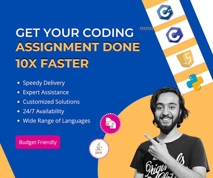 Do cs assignments and coding assignment in java, python, cpp, and ...
