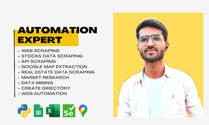 Do web scraping and automation using python, selenium by Harry_224 | Fiverr
