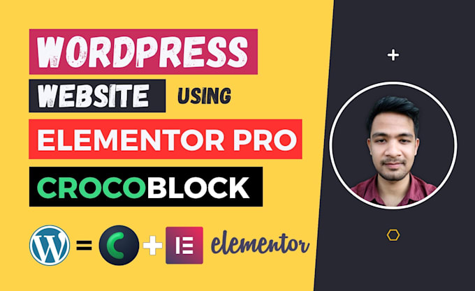 build wordpress website or redesign with elementor pro and crocoblock