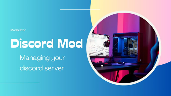 be a moderator for your discord