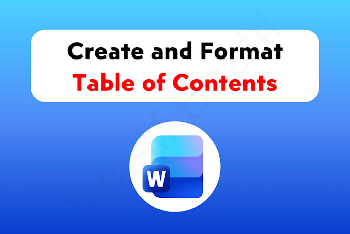 create, format, edit clickable table of contents in microsoft ms word document