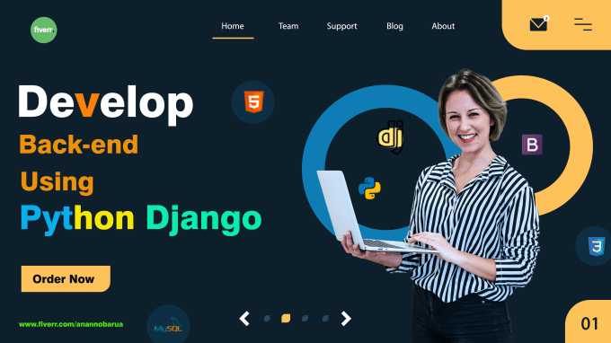 Develop a backend application using python and django by Anannobarua ...