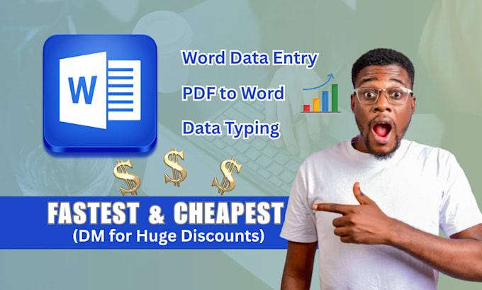 do ms word data entry, word typing, retyping and copy paste