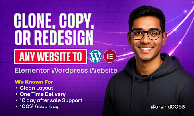 clone, copy, or duplicate a website to elementor website