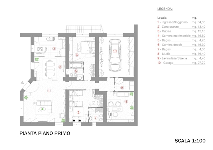 create architectural 2d floor plans in autocad