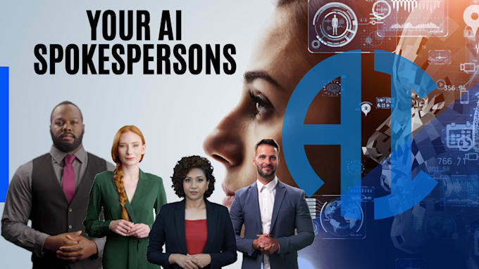 create realistic ai spokesperson in multiple languages