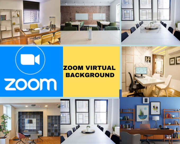 Design virtual zoom background with your 3d logo by Waqasbadini1 | Fiverr