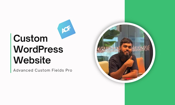 develop wordpress theme with advanced custom fields, acf pro