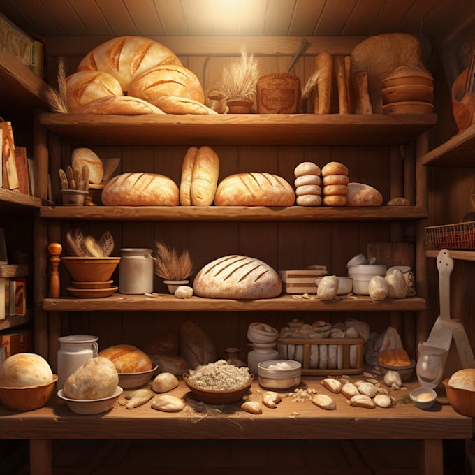 make unique bakery images ai generated as you wish