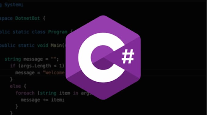 Write your c sharp code and tasks by Kelly2021 | Fiverr