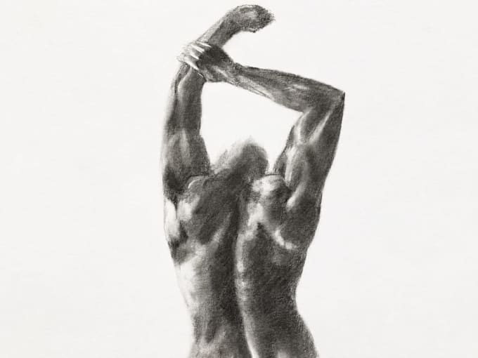 create realistic human figure and anatomy pencil drawings