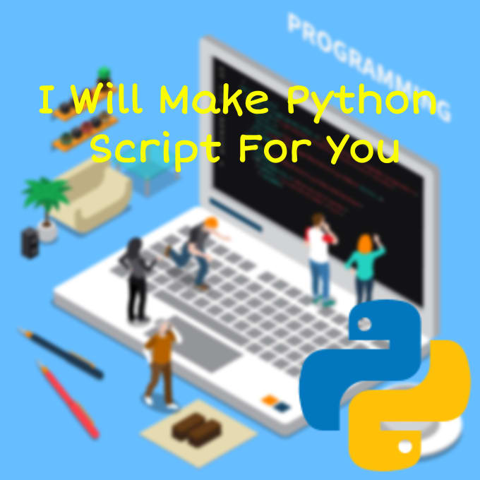 Make simple python script for your task by Dennyedysaputra | Fiverr image.