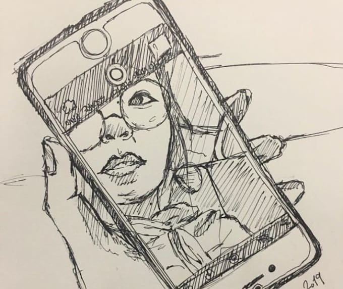 draw hand drawn style line illustrations for you