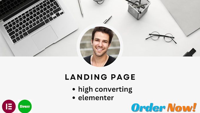 build responsive wordpress elementor landing page