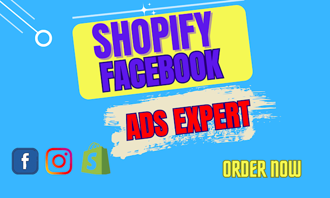 setup your shopify facebook ads and meta ads campaign specialist