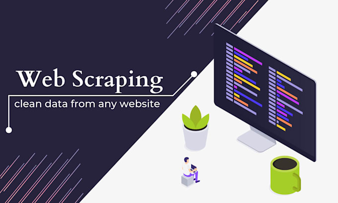 do web scraping, data scraping, images and text