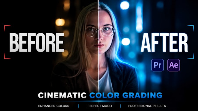 do professional video color grading and color correction