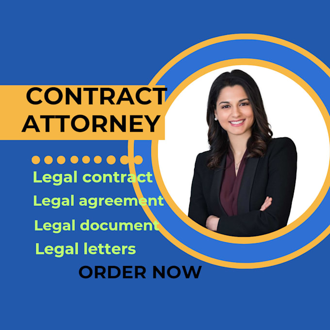 Be your lawyer to write legal contract,legal agreement,nda, operating